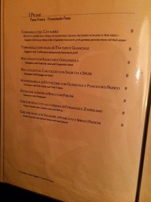Menu photo 5 Osteria del Cavaliere Rome, RM Menu photo 5 Osteria del Cavaliere Rome, RM