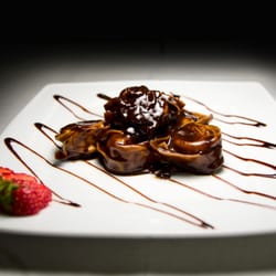 Tortelloni di zucca all'aceto balsamico con pancettina croccante