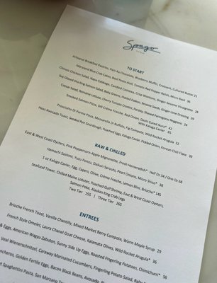 Menu photo 1 Spago Las Vegas, NV