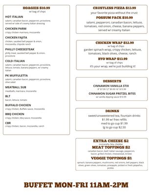 Menu photo 4 The Pizza Shack at PK Graford, TX