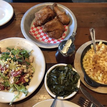 The Eagle Mass Ave - Chopped salad, 1/4 chicken, collard greens, Mac and cheese - American Near Me - Indianapolis, Indiana The Eagle Mass Ave - Chopped salad, 1/4 chicken, collard greens, Mac and cheese - American Near Me - Indianapolis, Indiana