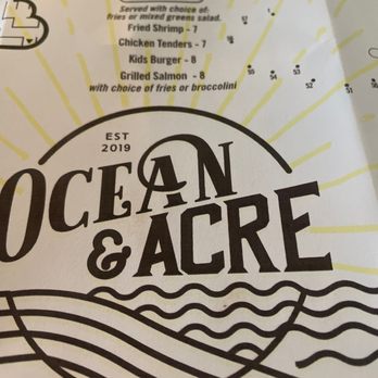 Ocean & Acre - Kids Menu - Seafood Near Me - Alpharetta, Georgia