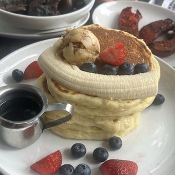 Five Leaves - Ricotta Pancakes - New American Near Me - Brooklyn, New York