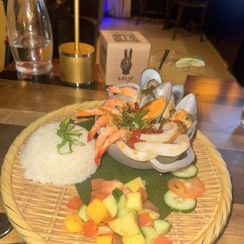 Kalye - Gambas with seafood medley - Filipino Near Me - New York, New York Kalye - Gambas with seafood medley - Filipino Near Me - New York, New York
