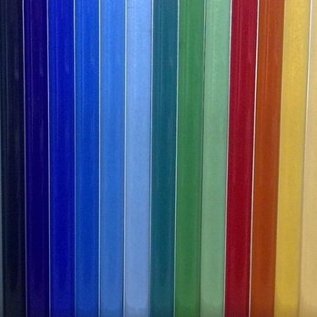 Twisted Glass - Color Rods - Glass Blowing Near Me - Fort Worth, Texas