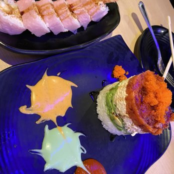 Sushi Soho - 133. Pink Lady Roll 160. Ahi Tower Roll - Sushi Bars Near Me - Bedford, Texas Sushi Soho - 133. Pink Lady Roll 160. Ahi Tower Roll - Sushi Bars Near Me - Bedford, Texas