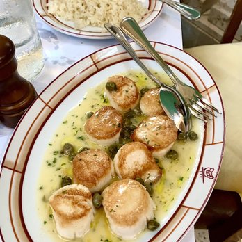 Cipriani Dolci - Special of the Day Sea Scallops with lemon and peppers served with rice pilaf $40 4* - Italian Near Me - New York, New York Cipriani Dolci - Special of the Day Sea Scallops with lemon and peppers served with rice pilaf $40 4* - Italian Near Me - New York, New York