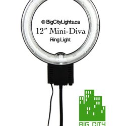 Big City Lights - Our 12" mini diva ring light, great for YouTubers!