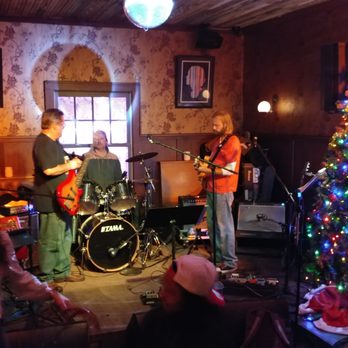 Half Step - The band getting set up at Half Step - Cocktail Bars Near Me - Austin, Texas