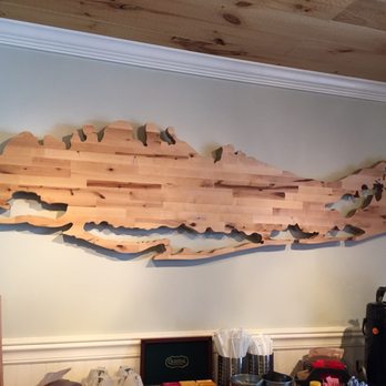 SoBoL - Beautiful wooden piece showing this great island. - Cafes Near Me - Patchogue, New York