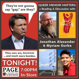An event image for #PATM. They host talks with local authors. So cool!