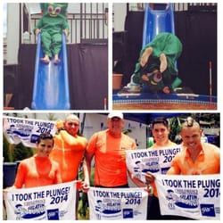 AAA North Westshore Boulevard - Gelatin plunge for Children's Cancer Foundation at AAA Tampa HQ