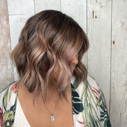 Endless Styles Salon & Boutique - Beautiful rose gold balayage done by Klary Magaña