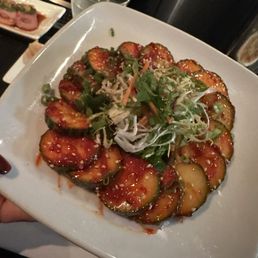 Spicy cucumber salad