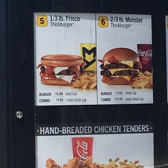 Hardee's - First board shows number 5 as 7.99 - Fast Food Near Me - Huber Heights, Ohio Hardee's - First board shows number 5 as 7.99 - Fast Food Near Me - Huber Heights, Ohio