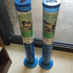 Recycling battery containers Recycling battery containers