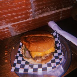 Their regular cheeseburger Their regular cheeseburger