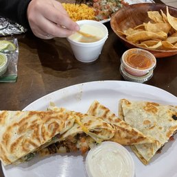 Al pastor quesadilla Al pastor quesadilla