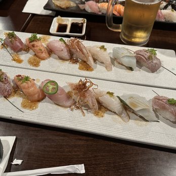 Yuka Sushi - "Take it all" nigiri special $32 per plate. - Sushi Bars Near Me - Cypress, California