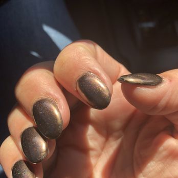 Nail Care Spa - Right hand on day 1 w/ Tips and SNS w/ chrome finish... terrible - Nail Salons Near Me - Atlanta, Georgia Nail Care Spa - Right hand on day 1 w/ Tips and SNS w/ chrome finish... terrible - Nail Salons Near Me - Atlanta, Georgia