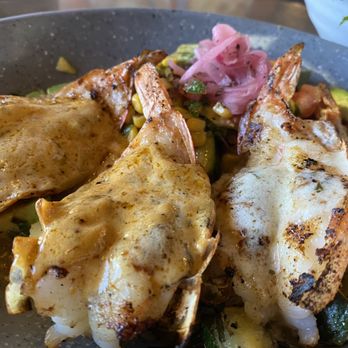 California Fish Grill - Giant shrimp (half garlic and Cajun sauce) - Seafood Near Me - Brea, California California Fish Grill - Giant shrimp (half garlic and Cajun sauce) - Seafood Near Me - Brea, California