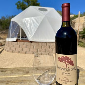 Toasted Oak Winery - Estate Sangiovese - Wine Tasting Room Near Me - Fallbrook, California