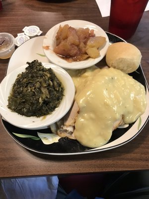 Photo of Farmer's Cafe - Blackstone, VA, US. Turkey & Dressing