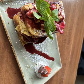 Fairview Farmers - Cherry almond cheesecake French Toast - Breakfast & Brunch Near Me - Fairview, Texas Fairview Farmers - Cherry almond cheesecake French Toast - Breakfast & Brunch Near Me - Fairview, Texas
