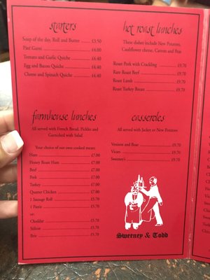 Menu photo 3 Sweeney & Todd Reading, RDG