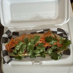 Pork Banh mi very delicious!