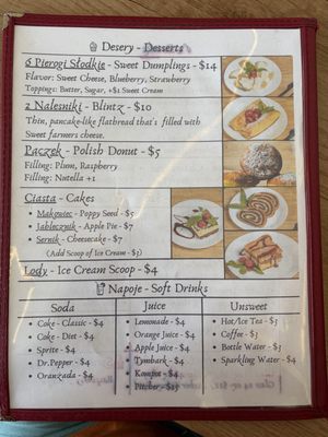 Menu photo 6 U Babci Lake Forest, CA