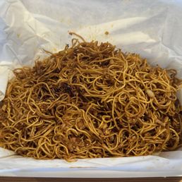 Crispy chili garlic noodles - $16