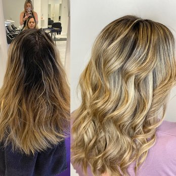 Jacqueline Rose Hair Studio - Full highlight and color melted gloss - Hair Stylists Near Me - Round Rock, Texas