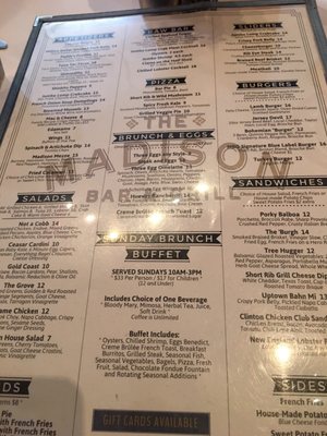Menu photo 7 The Madison Bar & Grill Hoboken, NJ