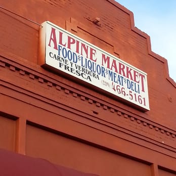 Alpine Market - The sign - Grocery Near Me - Stockton, California