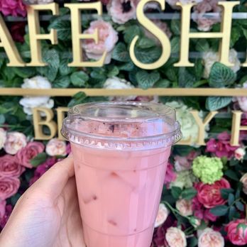 Cafe Sheera - Rose herbal latte - Cafes Near Me - Beverly Hills, California