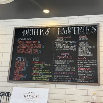 Kneads Bakeshop - Drink menu - Bakeries Near Me - Baltimore, Maryland Kneads Bakeshop - Drink menu - Bakeries Near Me - Baltimore, Maryland