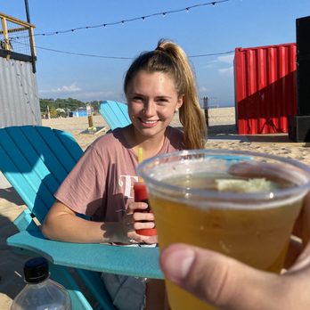 The Deck - Corona with lime and specialty drink - American Near Me - Muskegon, Michigan The Deck - Corona with lime and specialty drink - American Near Me - Muskegon, Michigan