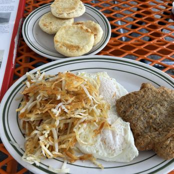 Triple XXX Restaurant - Brew Brees special - Chicken fried steak, over medium eggs, hash browns, and biscuits. No gravy for me. - Diners Near Me - West Lafayette, Indiana Triple XXX Restaurant - Brew Brees special - Chicken fried steak, over medium eggs, hash browns, and biscuits. No gravy for me. - Diners Near Me - West Lafayette, Indiana