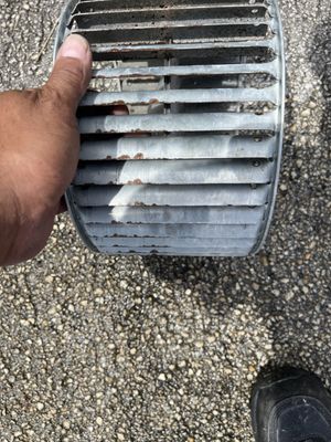 Blower Wheel Cleaning - Did you know that 1/16th of an inch of dust can reduce airflow and efficiency by as much as 15-20% ??? Get your system assessed and cleaned today by our qualified HVAC professionals. Blower Wheel Cleaning - Did you know that 1/16th of an inch of dust can reduce airflow and efficiency by as much as 15-20% ??? Get your system assessed and cleaned today by our qualified HVAC professionals.