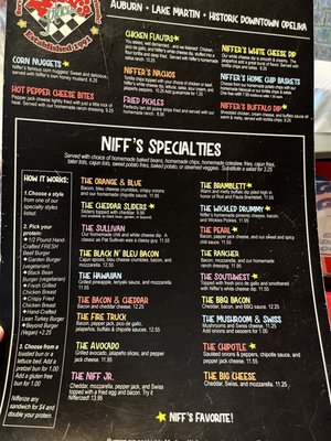 Menu photo 8 Niffer's Place Auburn Auburn, AL Menu photo 8 Niffer's Place Auburn Auburn, AL