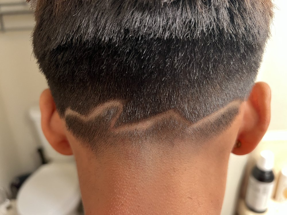 The Old Fashion Barbershop Logo