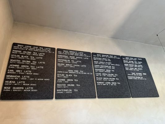 Menu photo 1 Bako Tea House Cerritos, CA