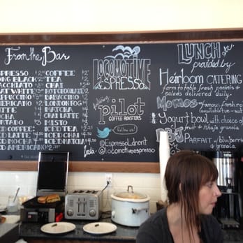 Locomotive Espresso - The menu board. - Coffee & Tea Near Me - London, Ontario Locomotive Espresso - The menu board. - Coffee & Tea Near Me - London, Ontario