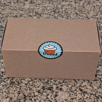 Frosted After Hours - Box of two cupcakes with a Frosted Cupcakery sticker - Desserts Near Me - Long Beach, California Frosted After Hours - Box of two cupcakes with a Frosted Cupcakery sticker - Desserts Near Me - Long Beach, California