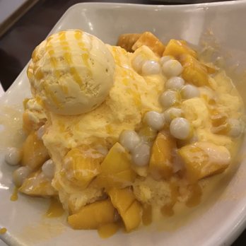 Mango Mango Dessert - Mango Tower for Two ($12.99). 50% off currently. - Desserts Near Me - Flushing, New York