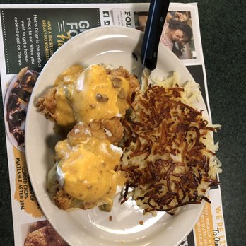 Metro Diner - Spicy fried chicken Benedict. YUM!! - American Near Me - Chesapeake, Virginia Metro Diner - Spicy fried chicken Benedict. YUM!! - American Near Me - Chesapeake, Virginia