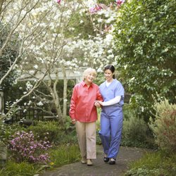 Home Care Assistance of Richardson - Seniors engaged in walking thereby gaining balance