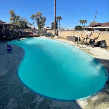 Dobie Pool Solutions - Clean pool after maintenance - Pool & Hot Tub Service Near Me - Phoenix, Arizona Dobie Pool Solutions - Clean pool after maintenance - Pool & Hot Tub Service Near Me - Phoenix, Arizona