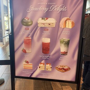 85°C Bakery Cafe-Portland - This menu board looked delicious, can't wait to go back - Bakeries Near Me - Tigard, Oregon